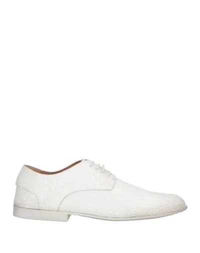 Marsèll Man Lace-up Shoes White Size 8 Leather