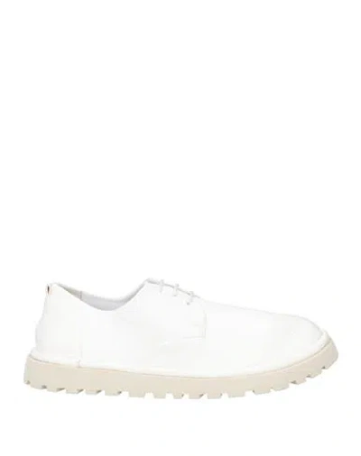 Marsèll Man Lace-up Shoes White Size 9 Leather