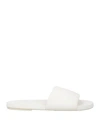 Marsèll Slip-on Leather Slides In White