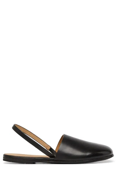 Marsèll Leather Slingback Sandals In Black