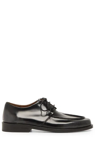 Marsèll Calf Leather Derby Shoes In Black
