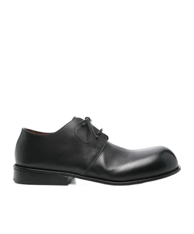 Marsèll Muso Round Toe Lace-up Shoes In Black