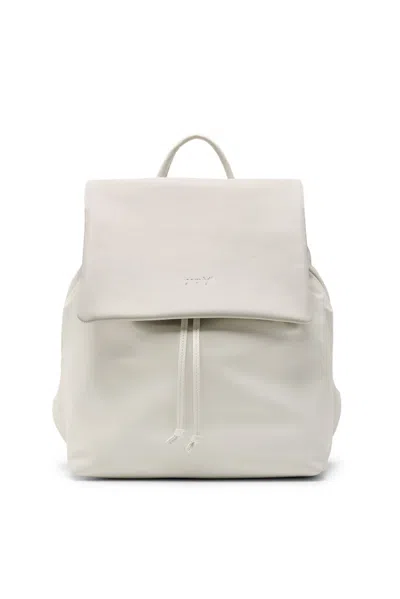 Marsèll Patta Leather Backpack In White