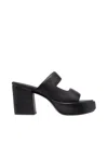 Marsèll Stylish Leather Mini Sandals For Women In Black