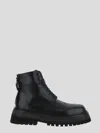 Marsèll Black Quadrarmato Boots In Black