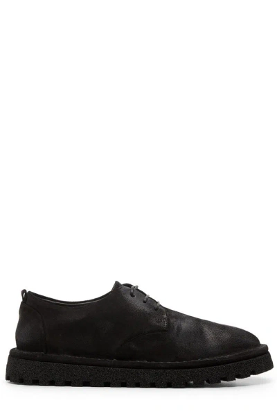 Marsèll Sancrispa Alta Pomice Oxford Shoes In Black