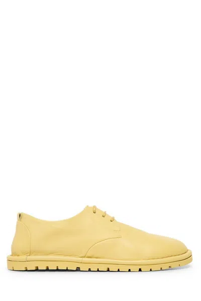 Marsèll Sancrispa Leather Oxford Shoes In Yellow