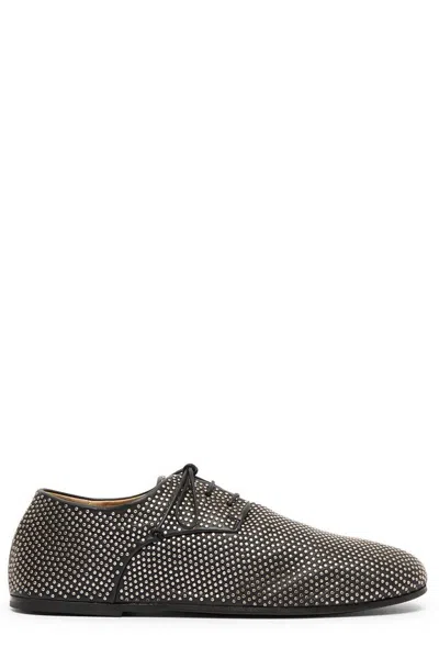 Marsèll Stud-embellished Leather Derby Shoes In Black