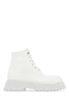 Marsèll Man Ankle Boots White Size 9 Calfskin