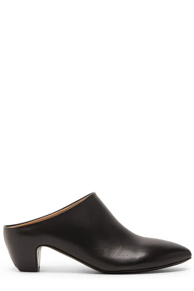 Marsèll Stonda Leather Mules In Black