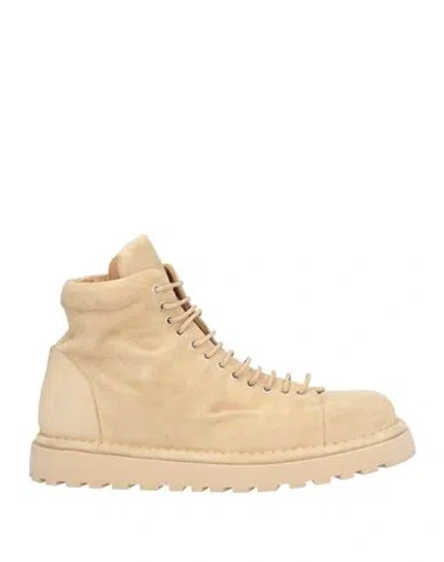 Marsèll Woman Ankle Boots Beige Size 8 Leather