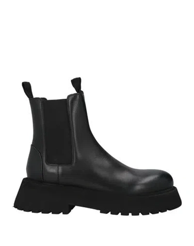 Marsèll Woman Ankle Boots Black Size 6 Calfskin