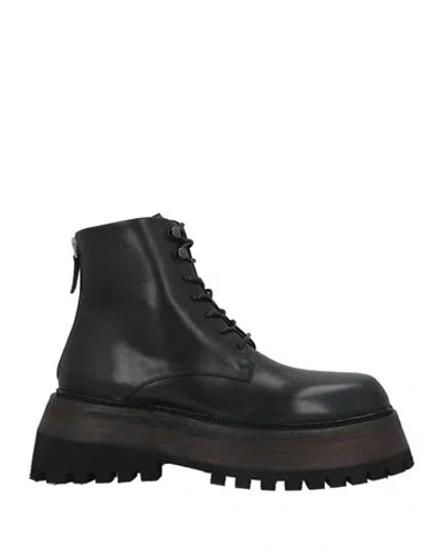 Marsèll Woman Ankle Boots Black Size 8 Calfskin