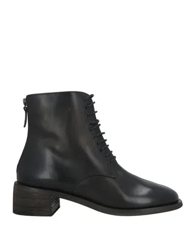 Marsèll Woman Ankle Boots Black Size 8 Calfskin