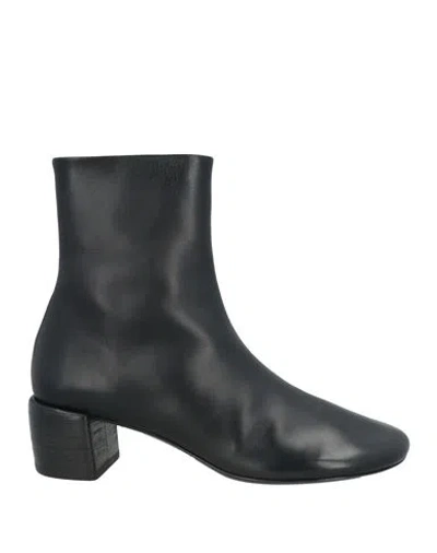 Marsèll Woman Ankle Boots Black Size 8 Calfskin
