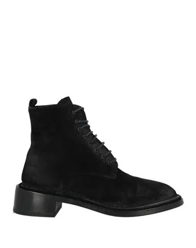 Marsèll Woman Ankle Boots Black Size 8 Leather
