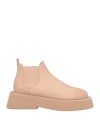 Marsèll Woman Ankle Boots Blush Size 8 Calfskin In Pink