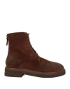 Marsèll Woman Ankle Boots Brown Size 8.5 Leather