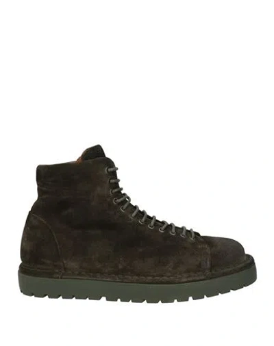 Marsèll Woman Ankle Boots Dark Green Size 7.5 Leather
