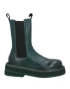 Marsèll Woman Ankle Boots Green Size 7 Calfskin