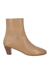Shop Marsèll Woman Ankle Boots Light Brown Size 6 Leather In Beige