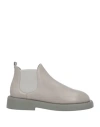 Marsèll Woman Ankle Boots Light Grey Size 8 Calfskin