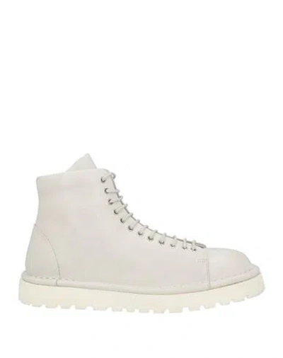 Marsèll Woman Ankle Boots Light Grey Size 8 Leather