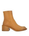 Marsèll 60mm Block-heel Leather Boots In Yellow