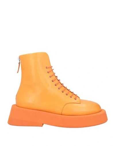 Marsèll Ankle Lace-up 55mm Boots In Orange