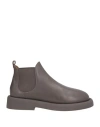 Marsèll Woman Ankle Boots Taupe Size 9 Calfskin In Grey