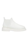 Marsèll Woman Ankle Boots White Size 8 Calfskin In White