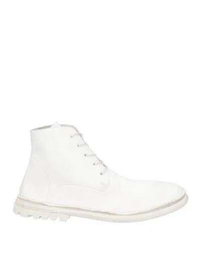 Marsèll Woman Ankle Boots White Size 8 Calfskin