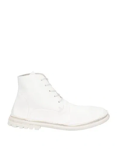 Marsèll Woman Ankle Boots White Size 6 Calfskin