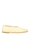 Marsèll Slip-on Leather Ballerinas In Yellow