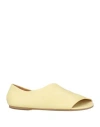 Marsèll Woman Ballet Flats Pastel Yellow Size 6.5 Calfskin