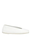 Marsèll Woman Ballet Flats White Size 7 Leather In White