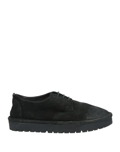 Marsèll Woman Lace-up Shoes Black Size 6.5 Leather