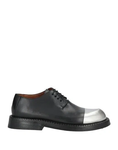 Marsèll Contrast-toecap Lace-up Shoes In Black