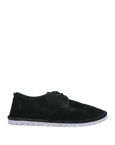 Marsèll Suede Lace-up Shoes In Black