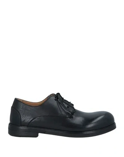 Marsèll Woman Lace-up Shoes Black Size 8 Calfskin