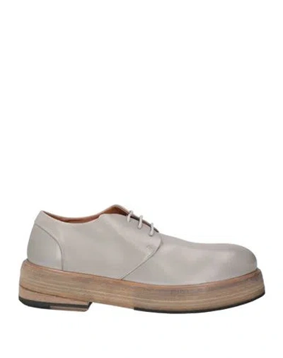 Marsèll Woman Lace-up Shoes Grey Size 6 Calfskin