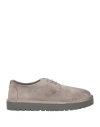 Marsèll Woman Lace-up Shoes Grey Size 7 Leather In Grey