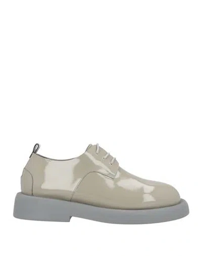 Marsèll Woman Lace-up Shoes Grey Size 7 Calfskin