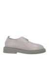 Marsèll Woman Lace-up Shoes Grey Size 8 Leather