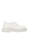 Marsèll Woman Lace-up Shoes Light Grey Size 8 Leather