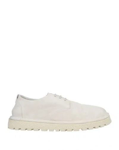 Marsèll Woman Lace-up Shoes Light Grey Size 8 Leather