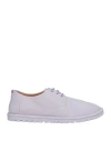 Marsèll Woman Lace-up Shoes Lilac Size 7.5 Calfskin In Purple