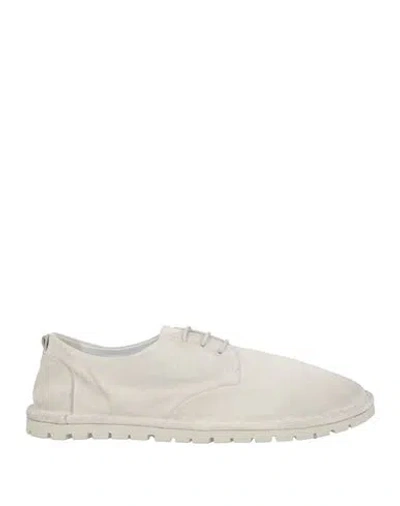 Marsèll Woman Lace-up Shoes Off White Size 9 Leather