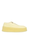 Marsèll Woman Lace-up Shoes Pastel Yellow Size 8 Soft Leather