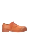 Marsèll Woman Lace-up Shoes Rust Size 8 Calfskin In Red